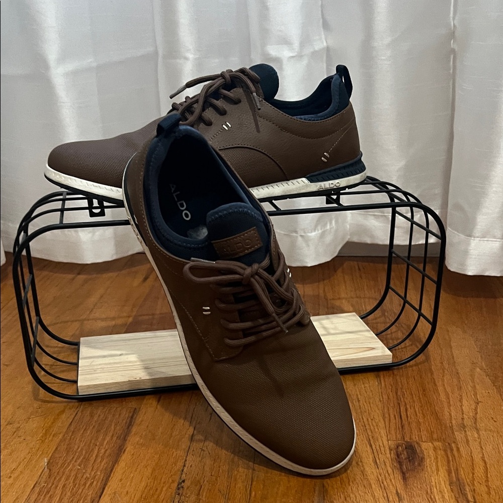 Aldo Men's Brown and Black Oxfords